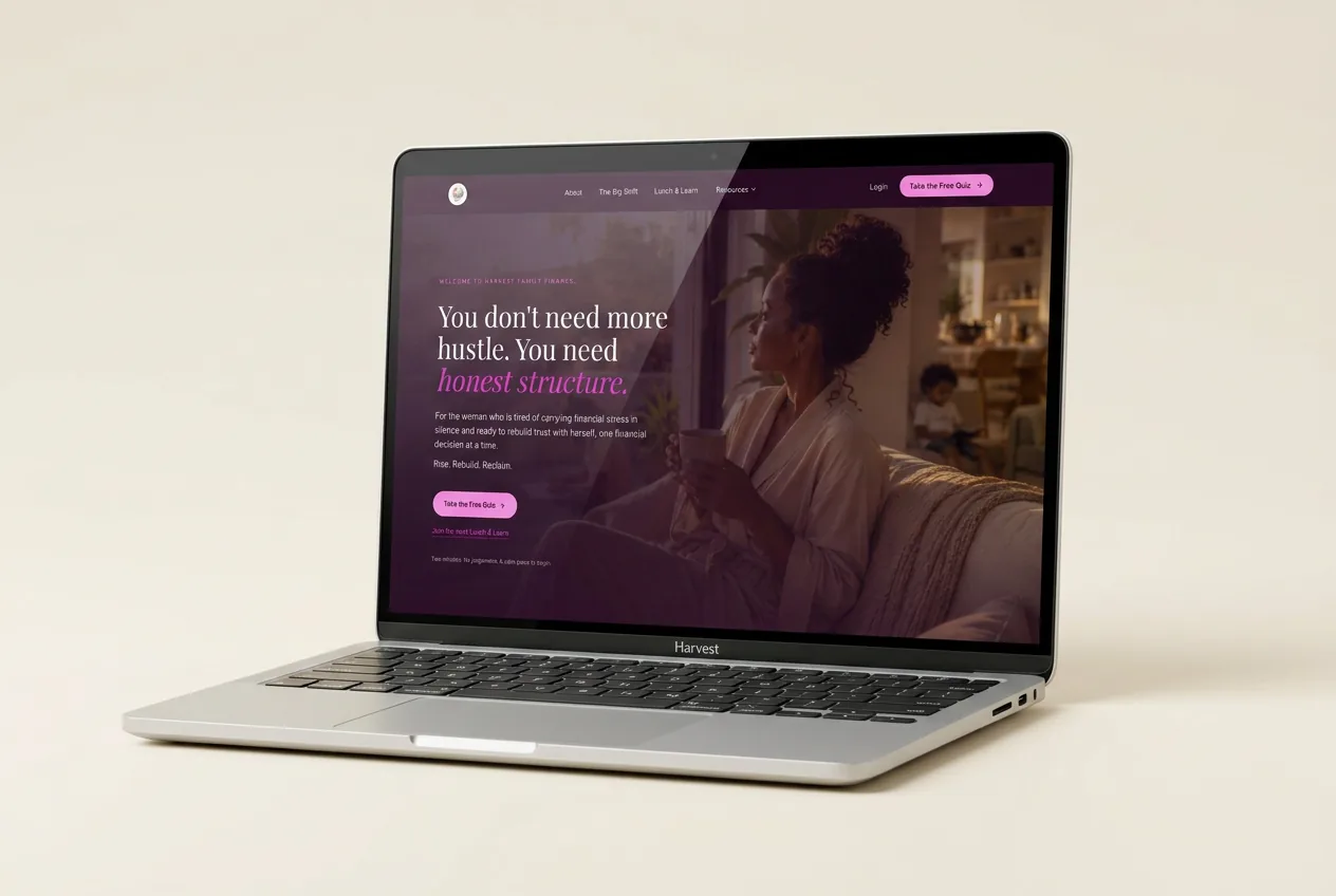 Harvest Family Finance — Rumbi's brand